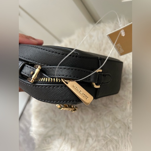 Michael Kors Jet Set Large Saffiano Leather Crossbody Bag - Picture 7 of 10